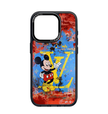 Coque Personalisée pour iPhone 15 16 pro Max Mickey mouse louis vuitton