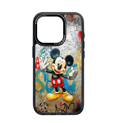 Coque Personnalisée Trop Saint pour iPhone 15 16 pro Max Mickey Mouse Louis Vuitton