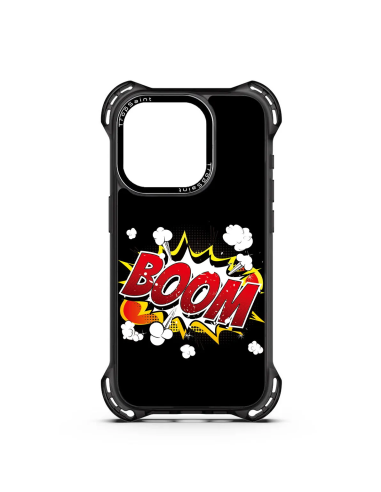 Coque Personalisée pour iPhone 15 16 Pro Max boom