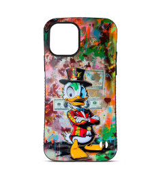 Personalised Case for iPhone 16 15 Pro Max Donald DucK uncle scrooge louis vuitton 2