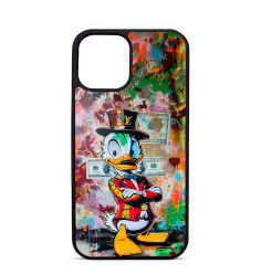 Personalised Case for iPhone 16 15 Pro Max Donald DucK uncle scrooge louis vuitton