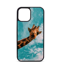 Coque Personalisée pour iPhone 12 14 15 16 Pro Max Girafe Ciel