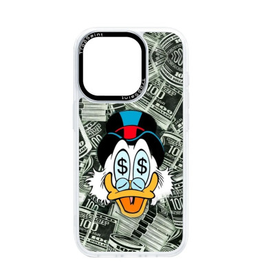 Coque Personalisée pour iPhone 14 15 16 Pro Max Picsou Uncle Scrooge