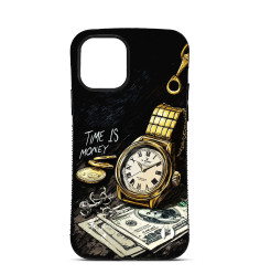 Personalised Case for iPhone 14 15 16 Pro Max Time is Money Rolex USD 2