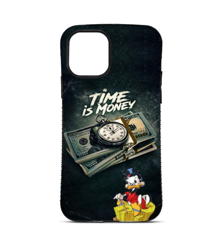 Customised Back Cover Trop Saint for iPhone 14 15 16 Pro Max Time is Money Donald Duck