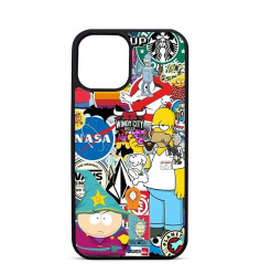 Personalised Case for iPhone 14 15 16 Pro Max Homer Simpson