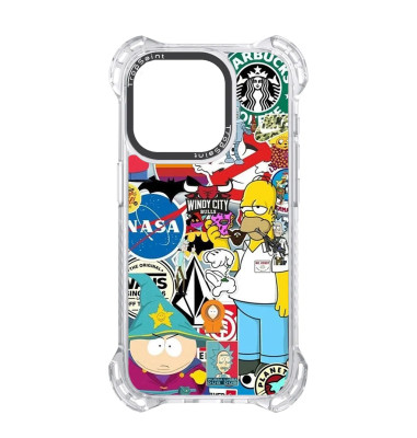 Personalised Case for iPhone 14 15 16 Pro Max Homer Simpson