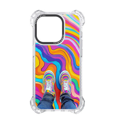 Back Cover Trop Saint for iPhone 14 15 16 Pro Max Colourfull Vans