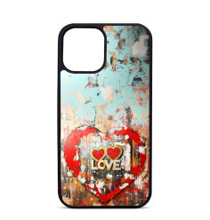 Coque Trop Saint Imprimée pour iPhone 14 15 16 Pro Max Cœur Love