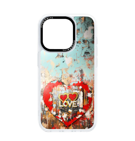 Custom Case Trop Saint for iPhone 14 15 16 Pro Max Heart Love