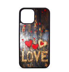 Custom case Trop Saint for iPhone 14 15 16 Pro Max Love red hearts