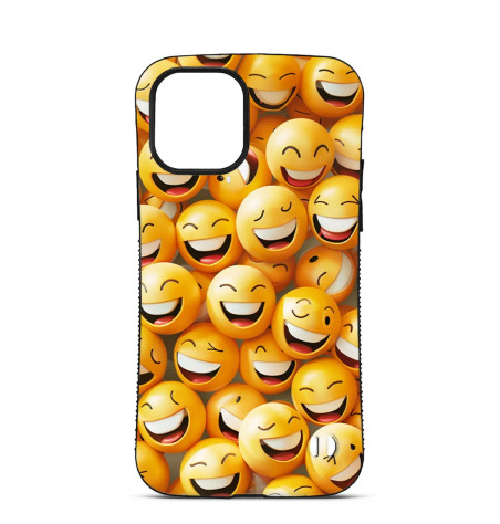 Custom CaseTrop Saint for iPhone 14 15 16 Pro Max Smiling Emojis