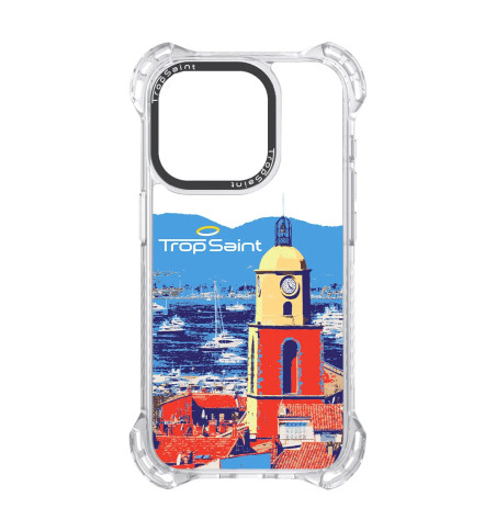Personalised Case For iPhone 15 14 13 12 Pro Max Clocher de Saint Tropez
