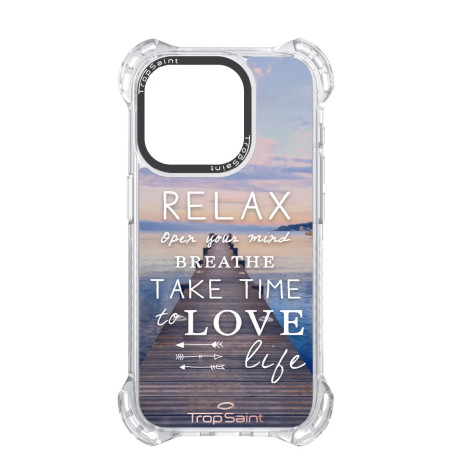 Custom Case Trop Saint for iPhone 14 15 16 Pro Max Relax Take Time time to Love