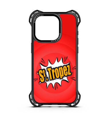Personalised Case For iPhone 15 14 13 12 Pro Max Saint Tropez Red Pop art