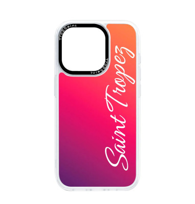 Coque Trop Saint Imprimée pour iPhone 13 14 15 Pro Max Saint Tropez