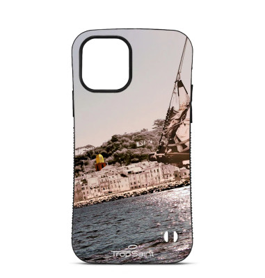 Coque Trop Saint Imprimée pour iPhone 15 14 13 12 Pro Max Saint Tropez
