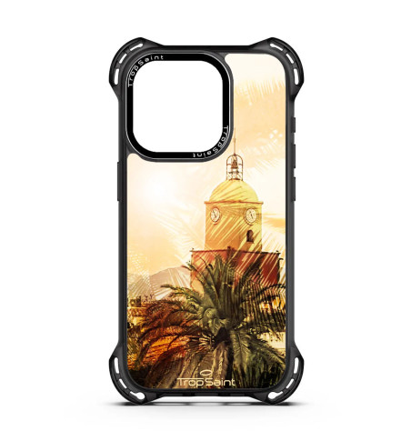 Personalised Case for iPhone For iPhone 15 14 13 12 Pro Max Sunny Saint Tropez Bell Tower