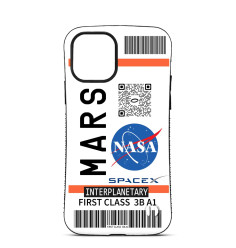 Coque Trop Saint Imprimée pour iPhone 14 15 16 17 Pro Max Air Ticket pour Mars 2