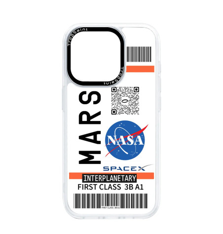 Personalised Case for iPhone 14 15 16 Pro Max Ticket to Mars