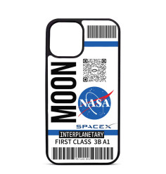 Custom Case Trop saint for iPhone 14 15 16 Pro Max Ticket to Moon
