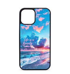 Personalised Case Trop Saint for iPhone 12 13 14 15 16 Pro Max Life is a Beauty