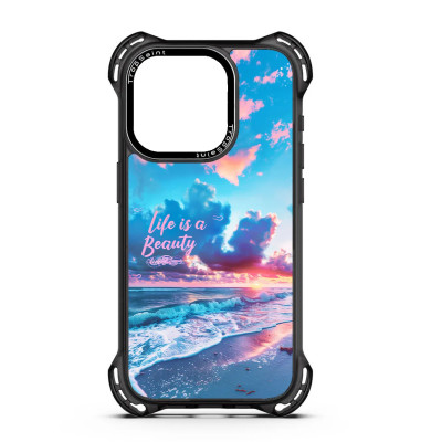 Personalised Case Trop Saint for iPhone 12 13 14 15 16 Pro Max Life is a Beauty