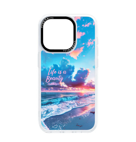 Personalised Case Trop Saint for iPhone 12 13 14 15 16 Pro Max Life is a Beauty