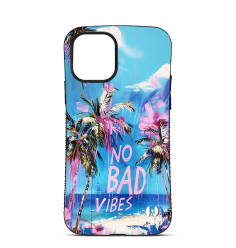 Personalised Case Trop Saint for iPhone 14 15 16 Pro Max No Bad Vibes 2