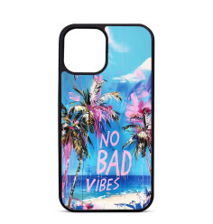 Personalised Case Trop Saint for iPhone 14 15 16 Pro Max No Bad Vibes