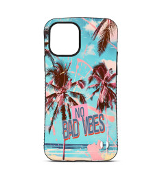 Personalised Case Trop Saint for iPhone 14 15 16 Pro Max Summer No Bad Vibes 2