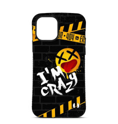 Coque Trop Saint Personnalisée pour iPhone 14 15 16 Pro Max I am Crazy 2