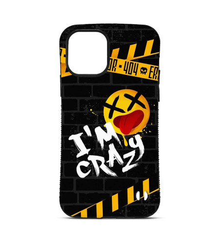 Coque Trop Saint Personnalisée pour iPhone 14 15 16 Pro Max I am Crazy