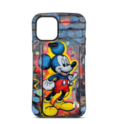 Personalised Case Trop Saint for iPhone  14 15 16 Pro Max Mickey Graffiti Wall 2