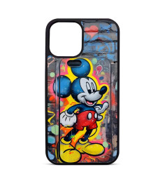 Personalised Case Trop Saint for iPhone  14 15 16 Pro Max Mickey Graffiti Wall