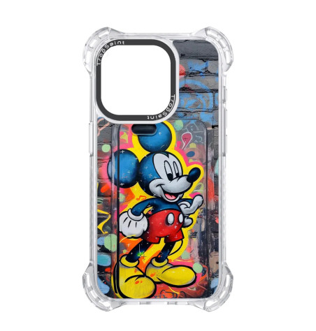 Personalised Case Trop Saint for iPhone  14 15 16 Pro Max Mickey Graffiti Wall