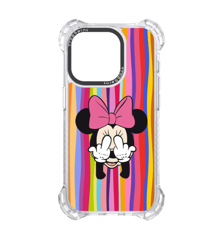 Personalised Case Trop Saint for iPhone 14 15 16 Pro Max - Minnie Hiding Her eyes