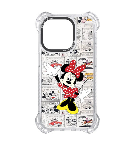 Coque Personnalisée Trop Saint pour iPhone 14 15 16 Pro Max Cartoon Minnie Mouse