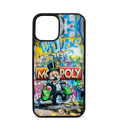 Personalised Case Trop Sain for iPhone 14 15 16 Pro Max Mr Monopoly Carry ca$h