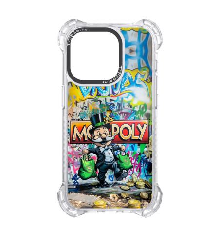 Personalised Case Trop Sain for iPhone 14 15 16 Pro Max Mr Monopoly Carry ca$h