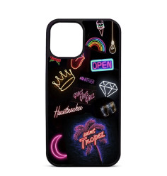 Personalised Case Trop Saint for iPhone 14 15 16 Pro Max Neon Crown Saint Tropez