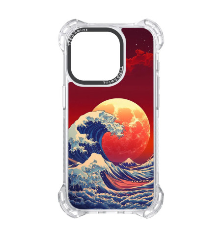 Personalised Case Trop Saint for iPhone 14 15 16 Pro Max Moon and Japanese Waves
