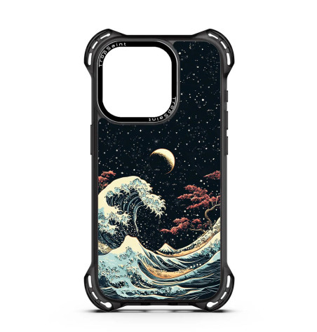 Coque Personnalisée Trop Saint pour iPhone 14 15 16 Pro Max Vagues Japonaises Nocturnes Coque Personnalisée Trop Saint pour iPhone 14 15 16 Pro Max Vagues Japonaises Nocturnes