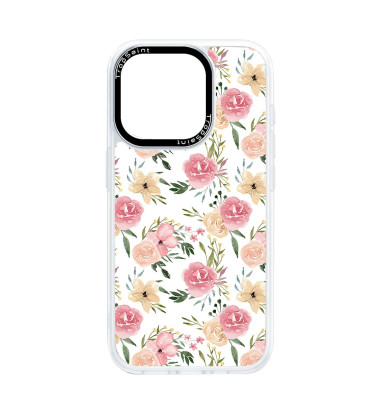 Personalised Case Trop Saint for iPhone 14 15 16 Pro Max Flowers Wallpaper