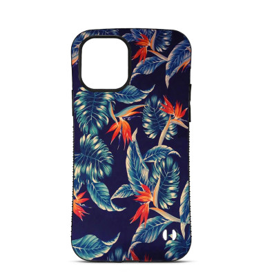 Coque Personnalisée Trop Saint pour iPhone 14 15 16 Pro Max Oiseau de Paradis Fleur