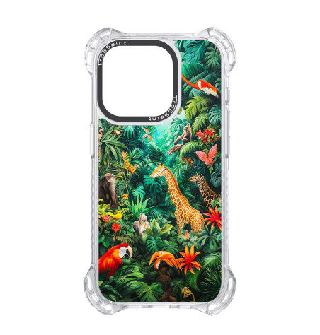 Personalised Case Trop Saint for iPhone 14 15 16 Pro Max Jungle Animals