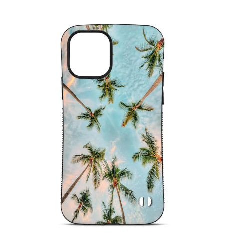 Personalised Case Trop Saint for iPhone 14 15 16 Pro Max Summer sky and Palm Trees