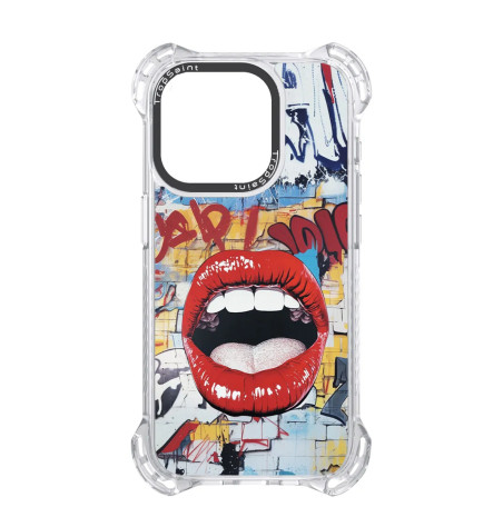 Personalised Case Trop Saint for iPhone 14 15 16 Pro Max Graffiti Wall Mouth