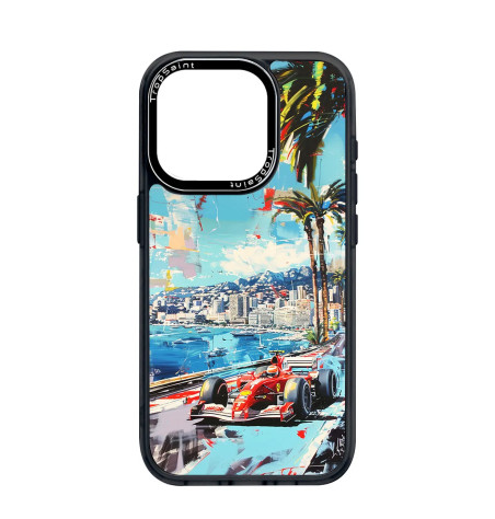 Coque Personnalisée Trop Saint pour iPhone 14 15 16 Pro Max Grand Prix de Formule 1 Monaco