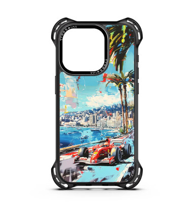 Coque Personnalisée Trop Saint pour iPhone 14 15 16 Pro Max Grand Prix de Formule 1 Monaco